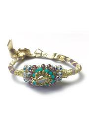  Embroidered Flower Bracelet