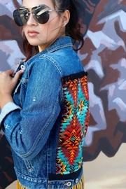  Southwestern Denim Jacket