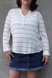  Stripe Lightweight Blouse