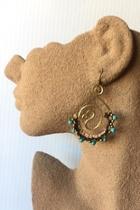  Bohemian Turquoise Dangle Earrings