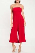  Red Tube Jumpsuit