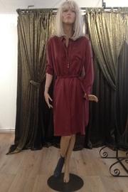  Brickred Shirtdress