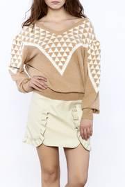  Geo Print Sweater
