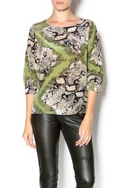  Snake Print Blouse