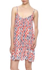  Coral Blue Spaghetti Dress