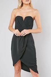 Strapless Wrap Dress