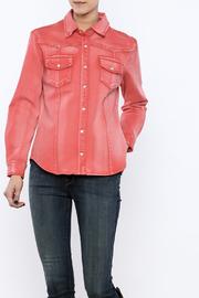  Red Denim Shirt