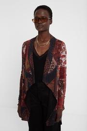  Print Open-mesh Jacket