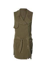  Asymmetric Zip Vest