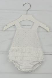  White Flower Romper
