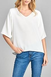  Solid Crepe Top