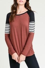  Raglan Color-block Top
