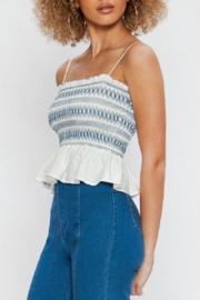  Natalia Smocked Crop Top