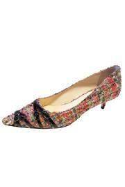  Pique Tweed Kitten Heel