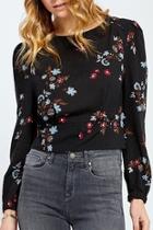 Cropped Floral Blouse