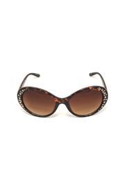  Tortoise-shell Rhinestone Sunglasses