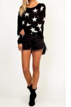  Black Star Sweater