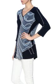  Navy Sleek Top
