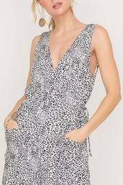  Wide-leg Animal-print Jumpsuit