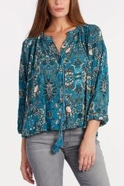  Floral Smocked Top
