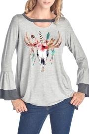  Floral Bullhead Blouse