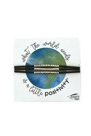  Positivity Bracelet Set