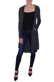  Long Hooded Cardigan