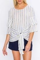  Tiered Sleeve Blouse