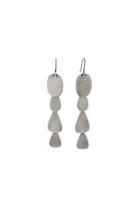  Silver Abstract Earrings