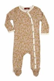  Footed Romper Peach Floral