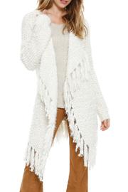  Soft Knit Fringe Cardi