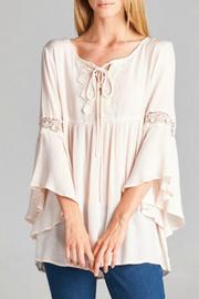  Cream Boho Top
