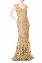  Gold Lace Gown