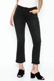  Black Cropped Flare Jeans