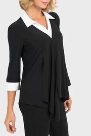  B & W Collared Tunic