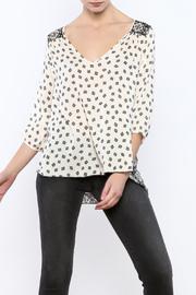  Black/ivory Blouse