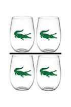  Gator Wine Glasses