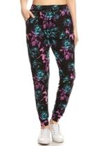  Abstract Floral Jogger