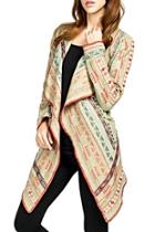  Curtailed Linear Sweater
