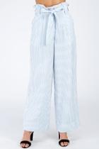  Blue Pinstriped Pants