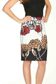  Cream Floral Skirt