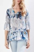  Ruffled Hem Top