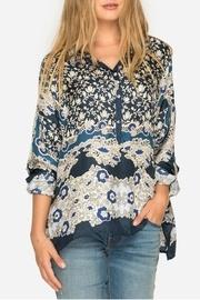 Wishing Print Blouse