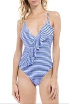  Blu Stripe Swimsuit
