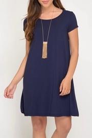  Solid Knit Dress