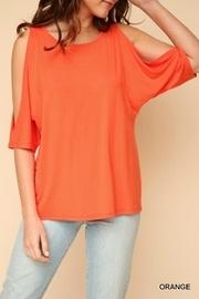  Cold-shoulder Citrus Tee