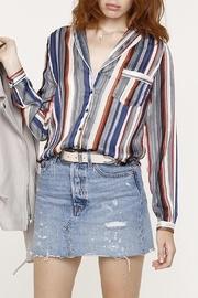 Striped Button Up