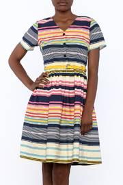  Nordic Stripe Dress