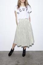  Printed Silk Skirt