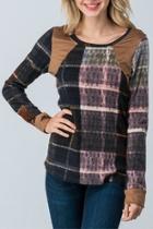  Multi-color Long-sleeve Top
